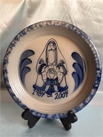 11 INCH ELDRETH SALT GLAZED PIE PLATE 2004