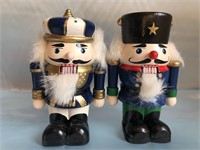 PAIR OF 6 INCH NUTCRACKERS IN DRESS BLUES