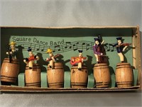 SQUARE DANCE BAND.  COOL MINIATURE WHISKEY