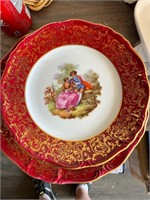 German Limoges Plates