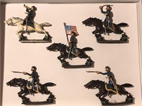 C. B. G. MIGNOT HAND PAINTED LEAD MINIATURES OF