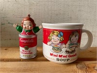 Campbells Soup Cup and Ornament