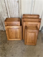Oak cabinet doors lot