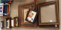picture frames lot of assorted sizes