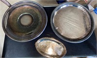silver plate platters