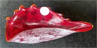 red glass shell