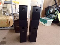 2 ENERGY SPEAKERS 33 X 11 X 6