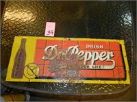 VINTAGE Dr. Pepper Sign