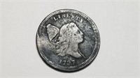 1797 flowing Hair Half Cent