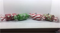 4 Giant Candy Ornaments 15 inches long