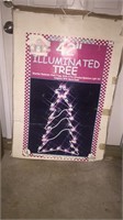 42 inch Illuminated Tree Weather Resistant Steel