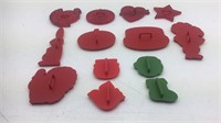 Holiday Cookie Cutters 4 are Marked Hallmark
