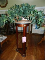 Wooden Plant Stand, Plant