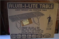 Alum-i-lite table