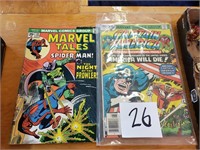 Vintage Marvel Tales & Captain America Comic Books