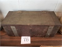 Wooden Box with Contents