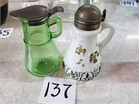 Pair of Vintage Syrup Pitchers