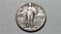 1924 S Standing Liberty Quarter High Grade