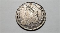 1811 Capped Bust Half Dollar