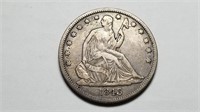 1843 Seated Liberty Half Dollar High Grade