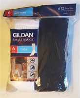 Men's Gildan crew socks size 6-12