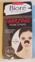 Biore charcoal pore strips