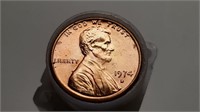 1974 Lincoln Cent Wheat Penny Original BU Roll
