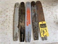 Assorted Sized Chainsaw Bars
