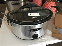 Large Stainless Slow Cooker
