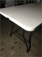 6' Poly Folding Table (White)