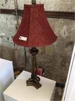 Red Decorator Table Lamp