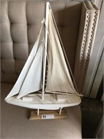 Wood Sail Boat