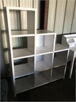 White Escalated Shelf Unit ( 50" W x 63" T)