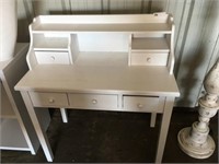 White Desk W/ Hutch Top ( 36" W x 19" x 42"T)