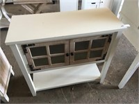 White / Distressed Console Table ( 36" W x14" x 33