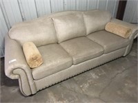 Tan Sofa (Excellent Quality & Condition ~ 90" W)