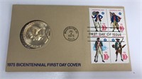1975 Bicentennial First Day Cover Stamps & Medal