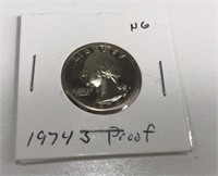 1974s Quarter Proof Ng