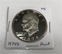 1974s Eisenhower Dollar Coin Proof Ng