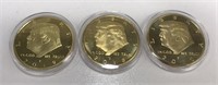 Lot Of 3 Donald Trump Coins 2018-2020