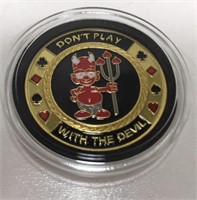 Don't Play With The Devil Commemorative Coin
