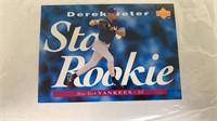 Star Rookie Derek Jeter Baseball Card