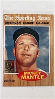 Topps Mickey Mantle Baseball Card
