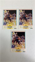 3 Rookie 1990-91 Fleer Tim Hardaway Basketball