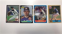 4- Nolan Ryan Baseball Cards