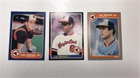 3- Cal Ripken Baseball Cards