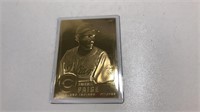 1995 Satchel Paige Gold Baseball Card