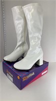 Women’s Heel Boots Size 9 Funtaisma White