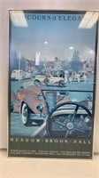 Concours D’ Elegance Car Show Picture Framed