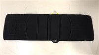 Heated Massage Seat Pad Fabric Black